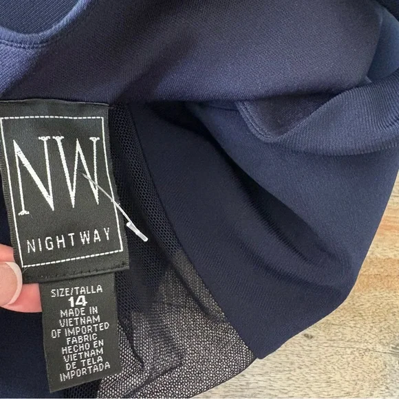 Night Way Collections Navy Blue Jumpsuit - Picture 6 of 7